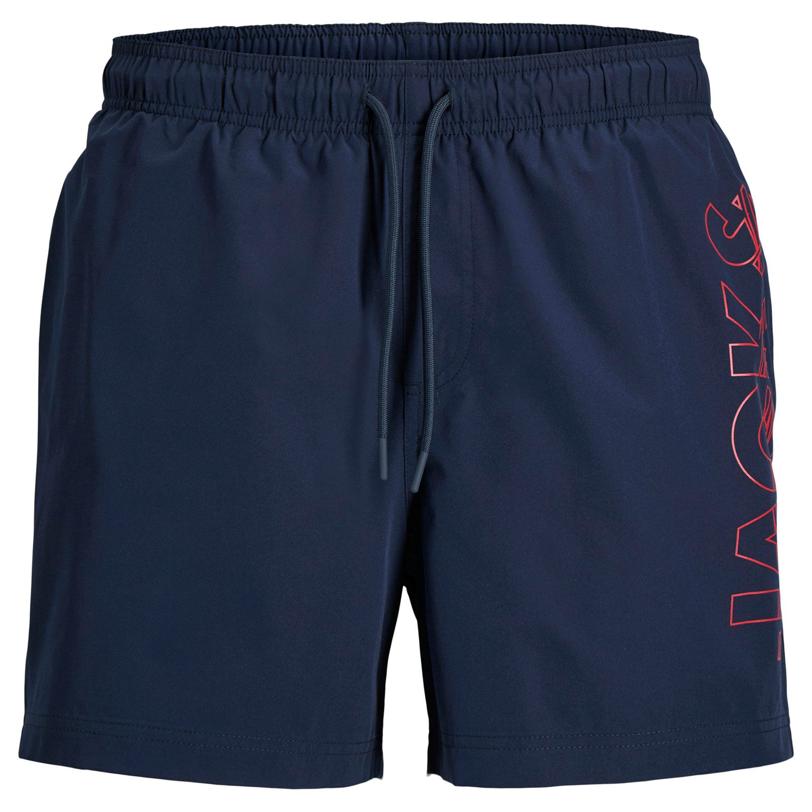 Jack & Jones Badeshorts Jack&Jones Übergrößen Badeshorts JPSTMAUI navy Print