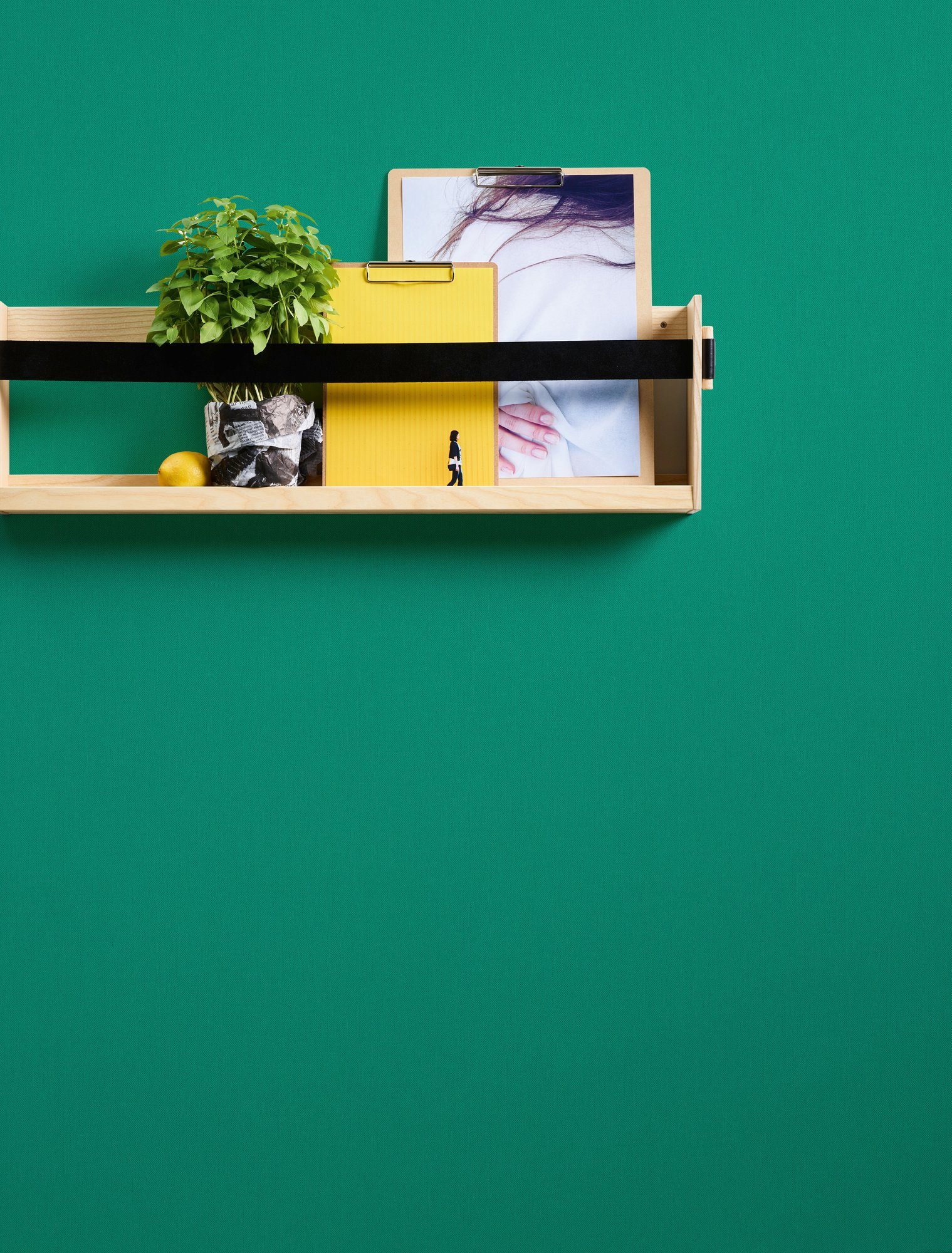 Architects Paper Floral einfarbig einfarbig, Vliestapete grün1 Tapete unifarben, Impression, Uni glatt
