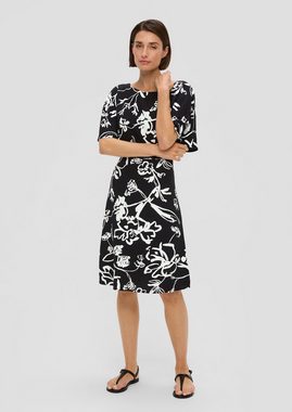 s.Oliver BLACK LABEL Minikleid Midkleid mit All-over-Print