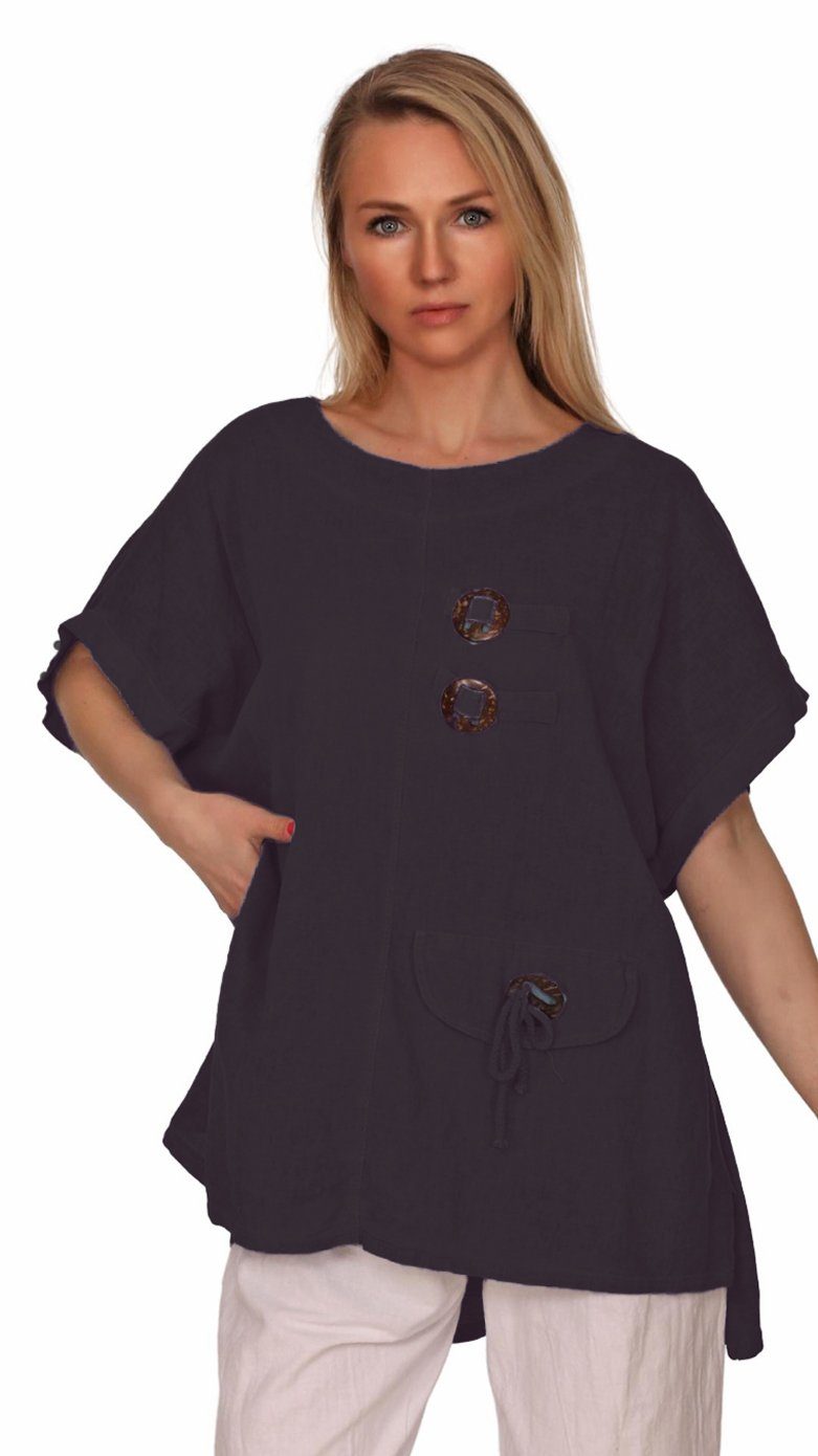 Charis Moda Tunika Tunika Oversizelook mit günstig online kaufen
