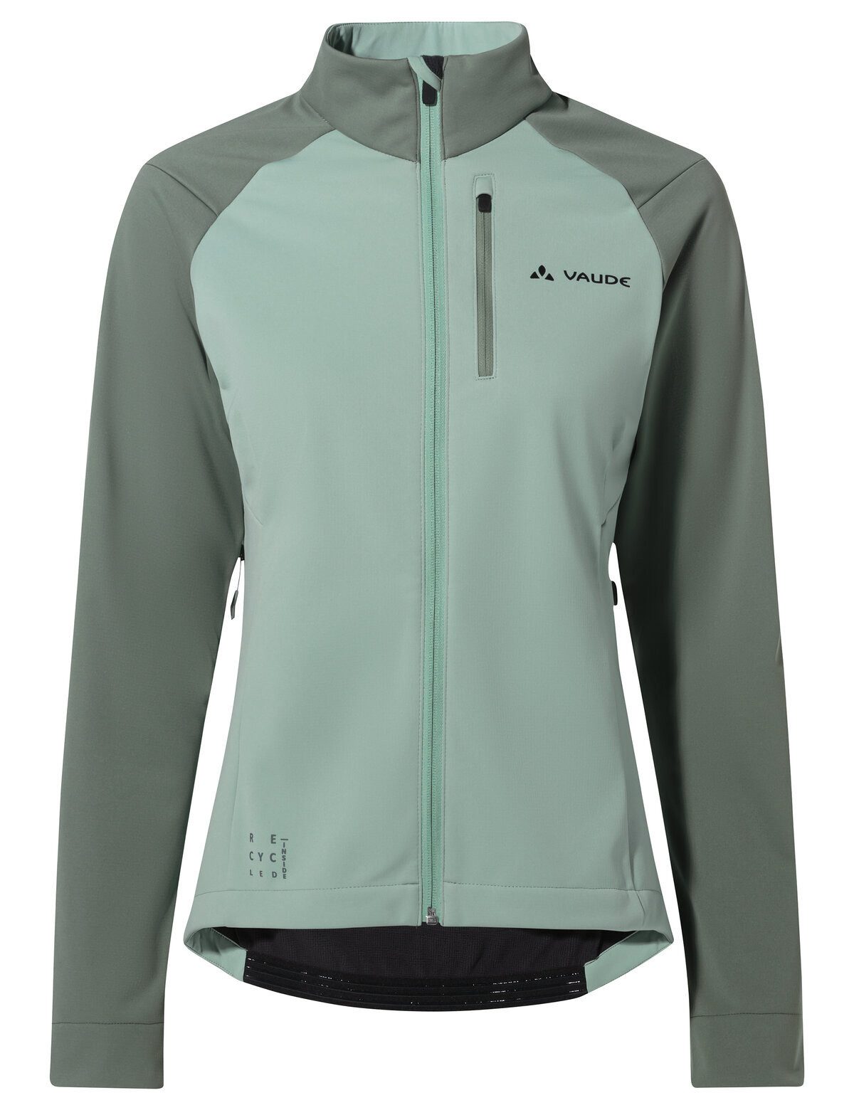 VAUDE Fahrradjacke Women's Posta Softshell Jacket II (1-St) winddichte, wasserabweisende und atmungsaktiv Fahrradjacke