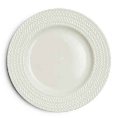 Rivièra Maison Frühstücksteller Teller Bellecôte Breakfast Plate Weiß (20cm)