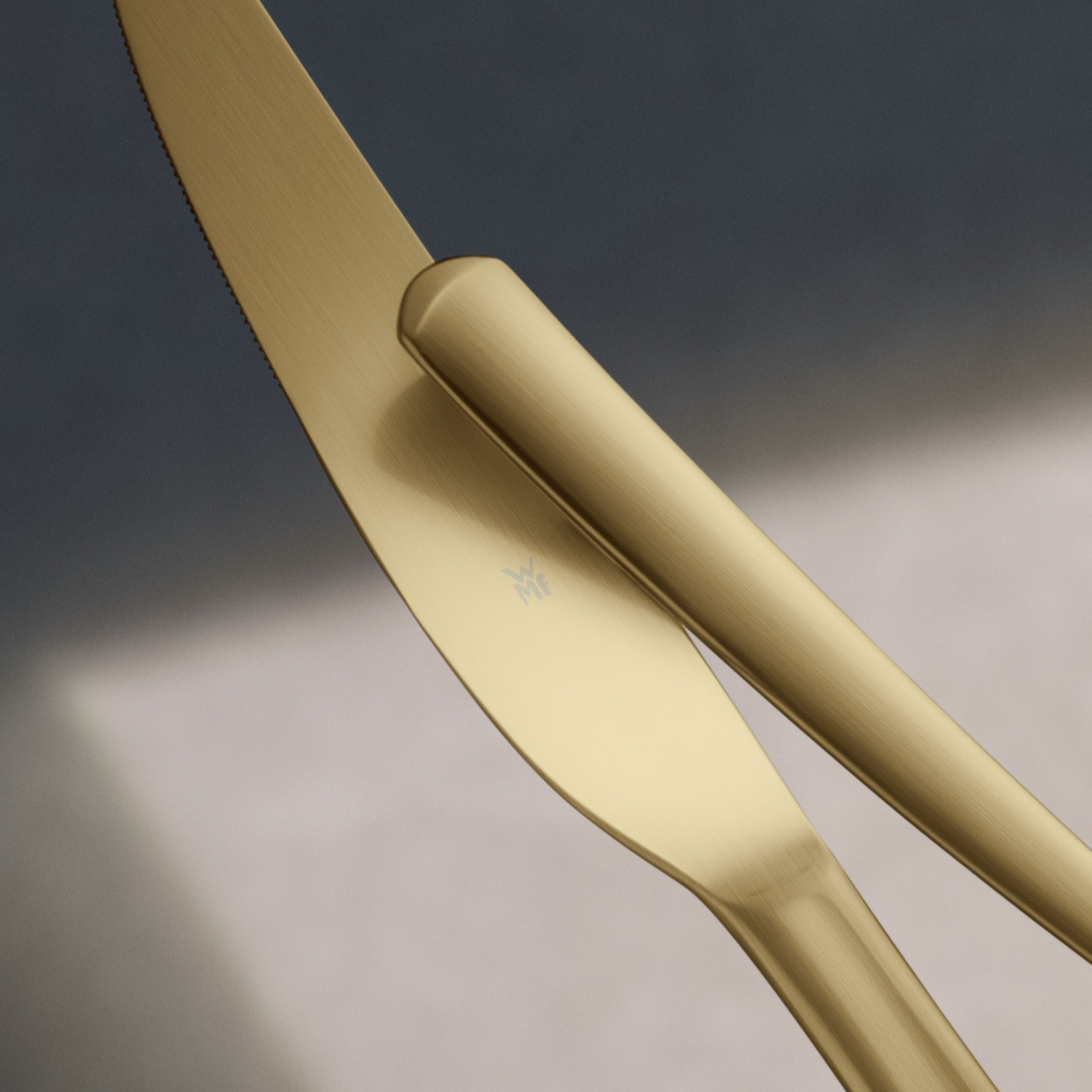 WMF Besteck-Set Boston in edler Optik, ergonomische Haptik, Messer mit Wellenschliff (24-tlg), 6 Personen, Cromargan® Edelstahl Rostfrei 18/10, optimale Schärfe, rostfrei, edel, hochwertiger Besteckkasten