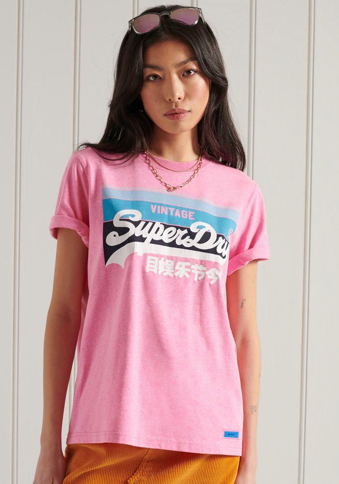 superdry pink tshirt