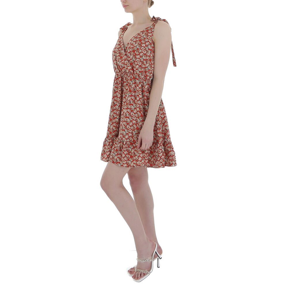 Ital-Design Minikleid Damen Freizeit Wickel Volants günstig online kaufen