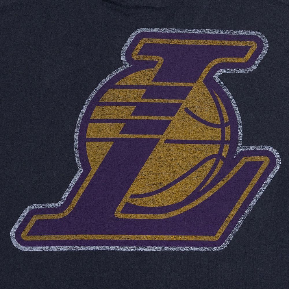 New Era Print-Shirt Oversized Los WASHED Lakers Angeles