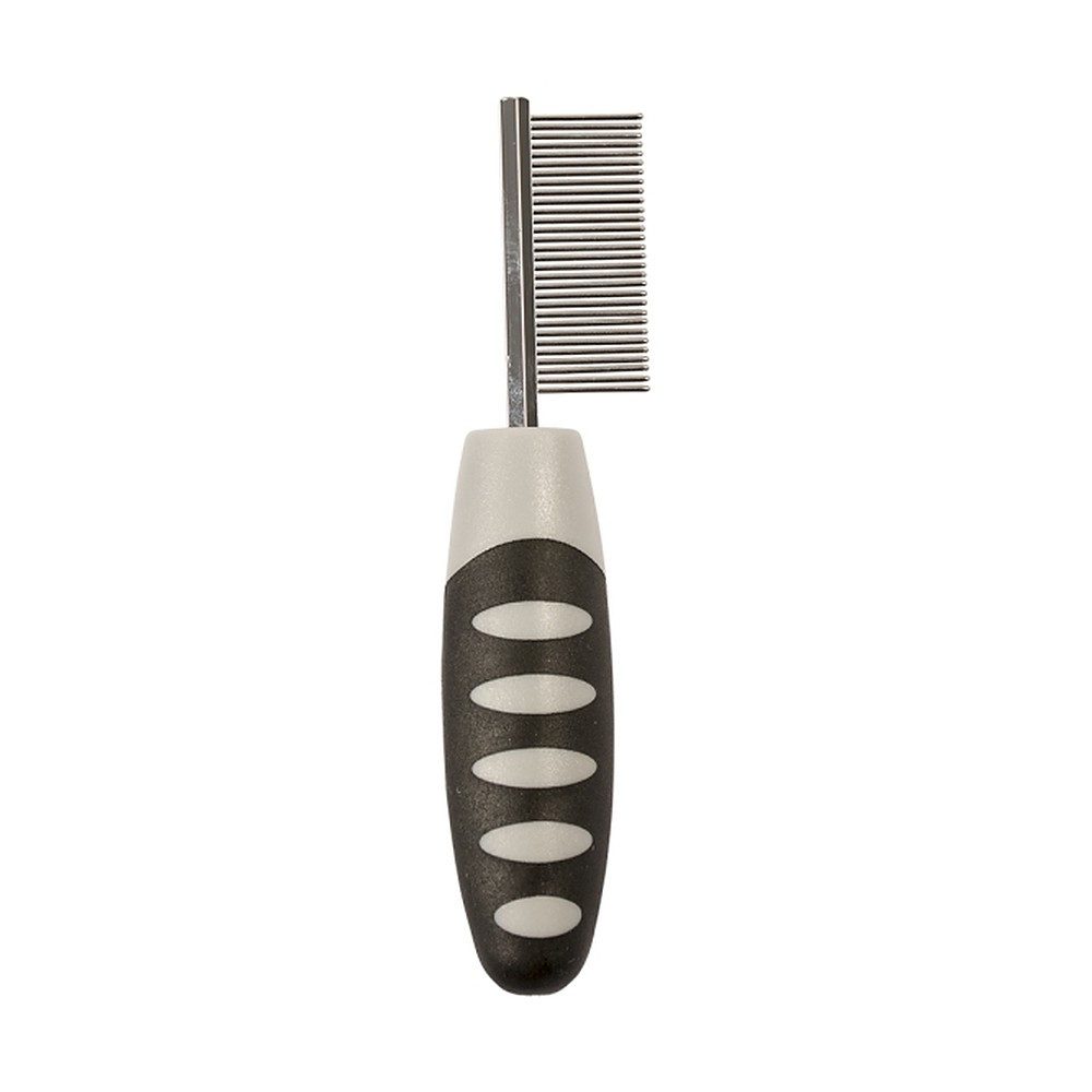 DUVO+ Fellentwirrer Entwirrungskamm Fellpflegekamm Kleintierkamm, Metall, (Spar-Set, 1-tlg), ergonomischer Griff, löst Knoten, für Kleintiere