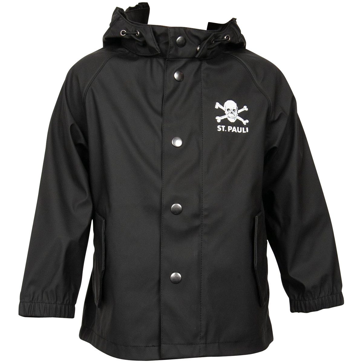 FC St. Pauli Regenjacke FC St. Pauli - Kinder Regenjacke Totenkopf - schwarz