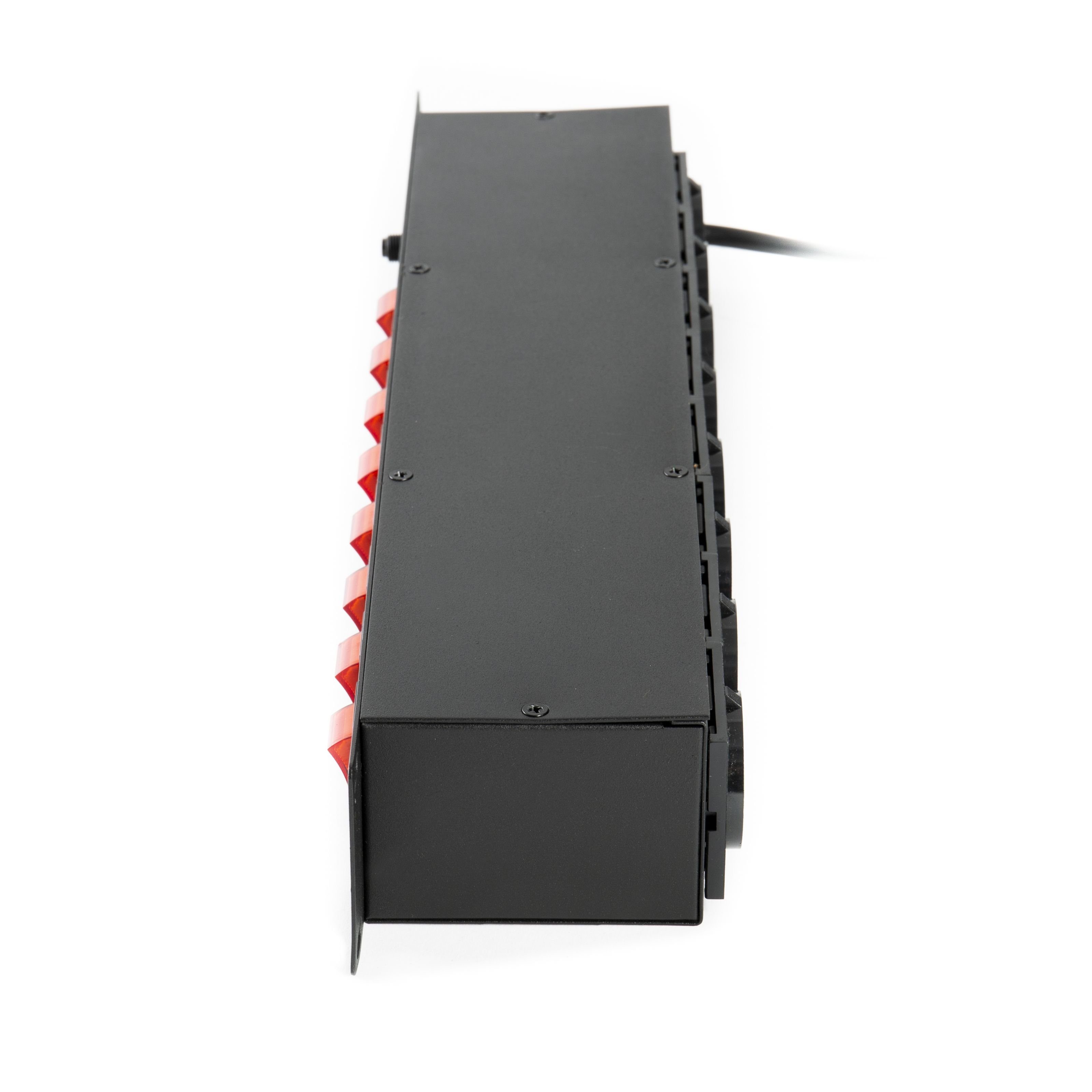 lightmaXX Stromverteiler (Power Panel 8 - Steckdosenleiste für Bühne Theater Diskotheken und Clubs Stromunterverteiler, Stromversorgung für Beleuchtung, Stromun – Bild 2 von 5