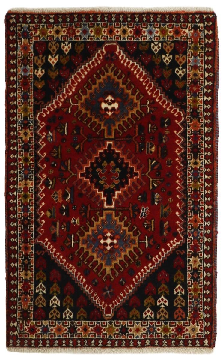 Orientteppich Yalameh 64x98 Handgeknüpfter Orientteppich / Perserteppich, Nain Trading, rechteckig, Höhe: 12 mm
