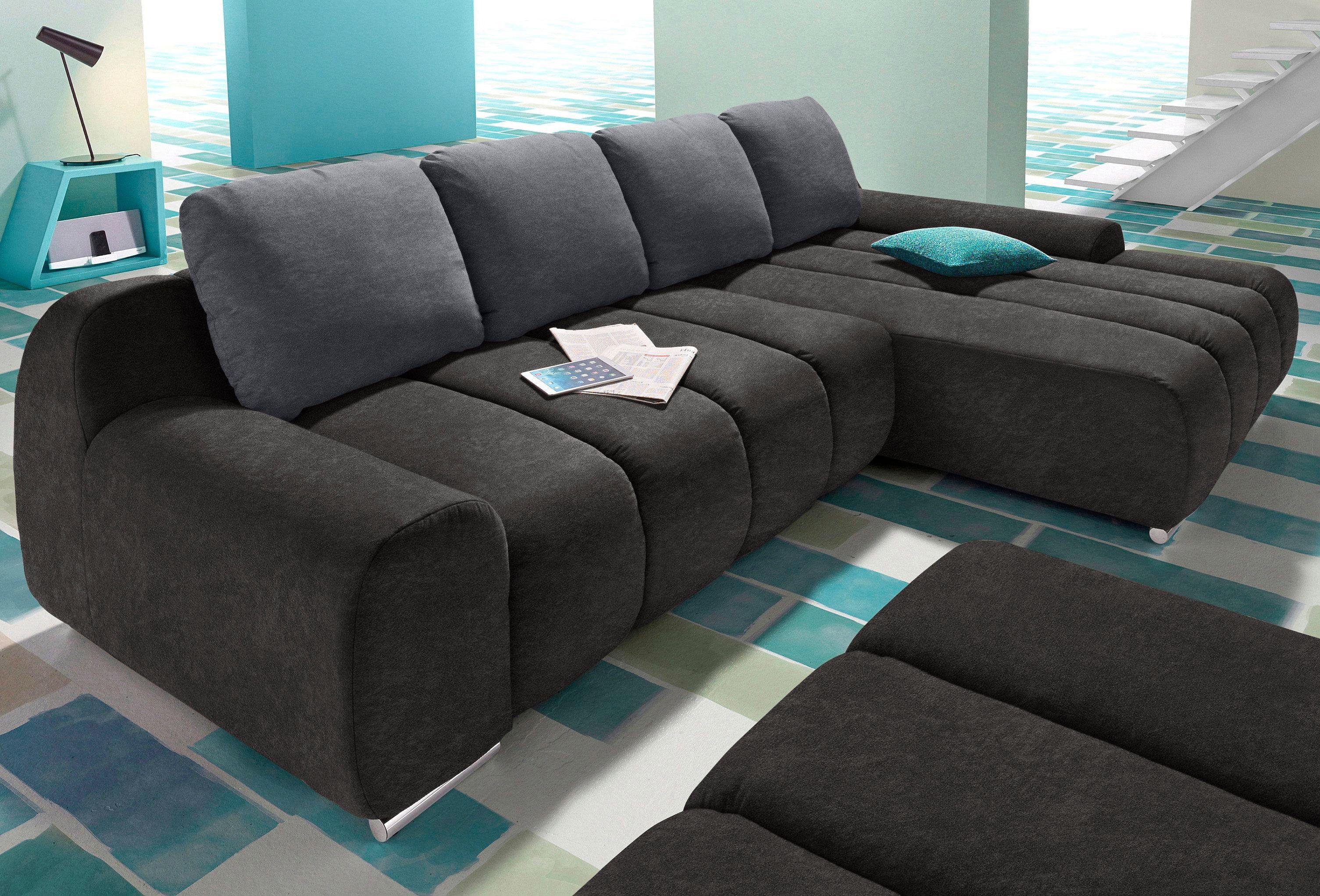 INOSIGN Ecksofa Bono L-Form, wahlweise mit Bettfunktion