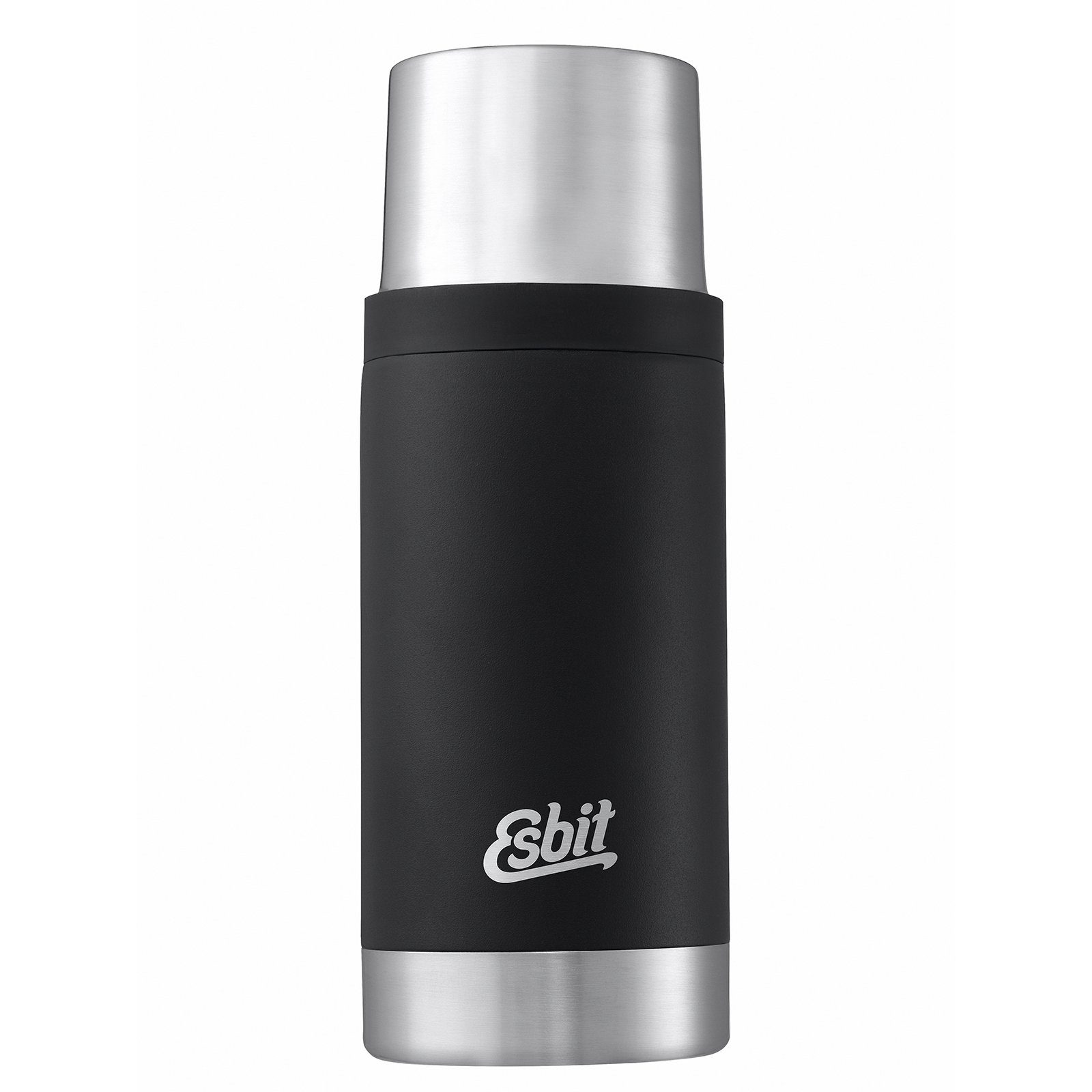 Isolierflasche SCULPTOR Edelstahl Isolierflasche 500ml, Schwarz