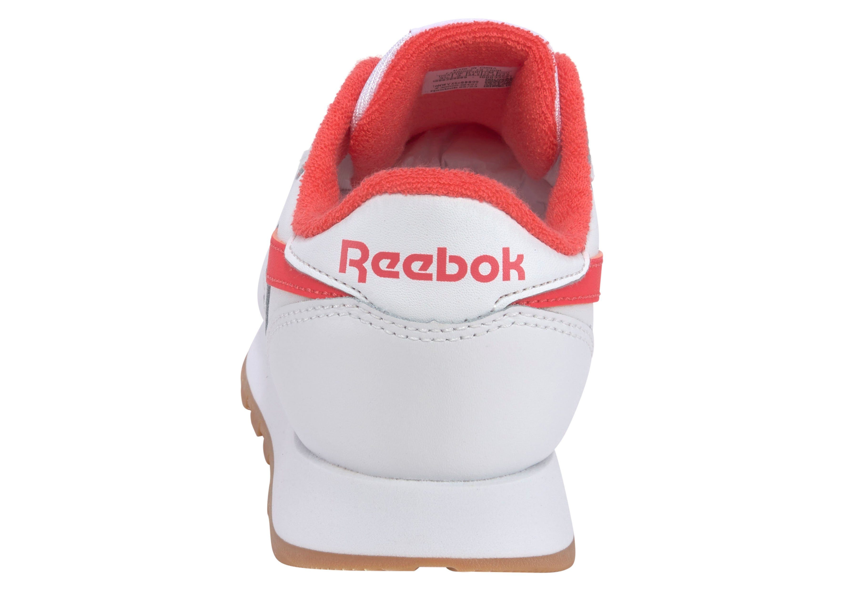 Reebok Classic CLASSIC weiß-rot Sneaker LEATHER