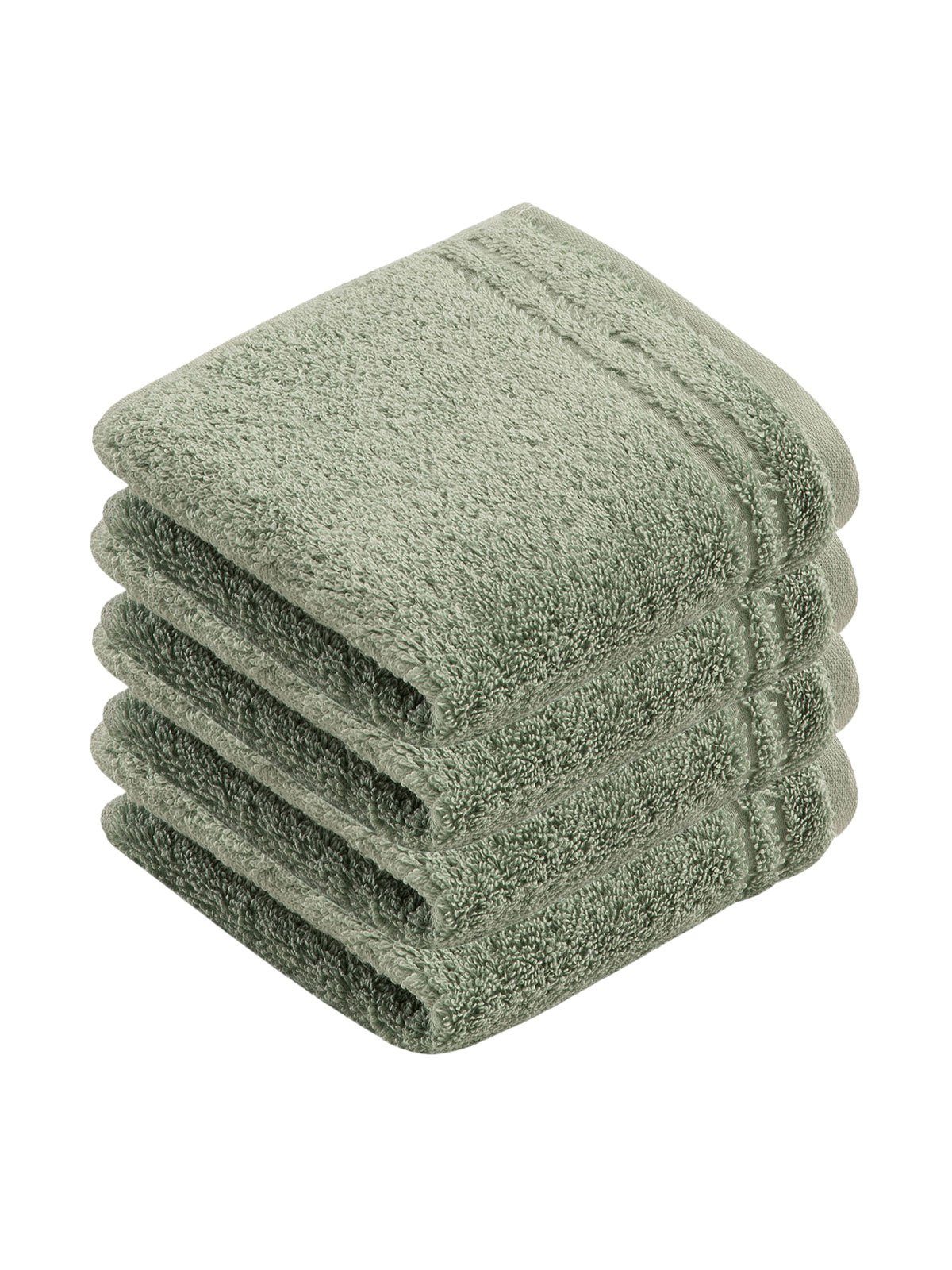 Vossen Gästehandtücher 4er Pack Gästetuch 40 x 60 cm Vienna Style Superso, Frottier (Spar-Set, 4-St), Vegan