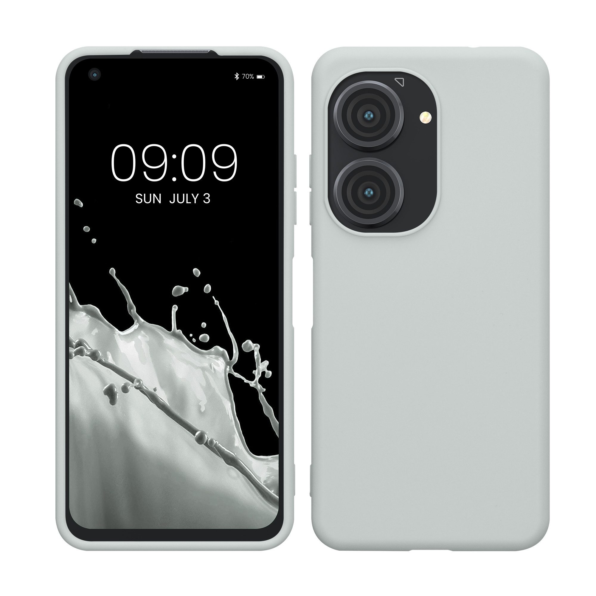 kwmobile Handyhülle Hülle für ASUS Zenfone 10 / Zenfone 9, Hülle Silikon - Soft Handyhülle - Handy Case Cover