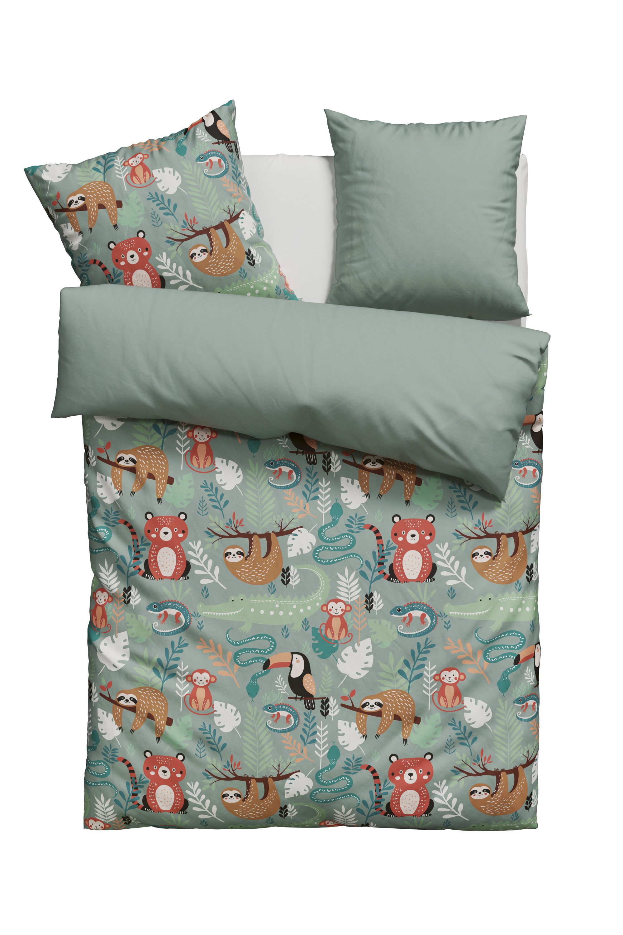 Lüttenhütt Kinderbettwäsche CUDDLEE, Renforcé, 2 teilig, günstig online kaufen
