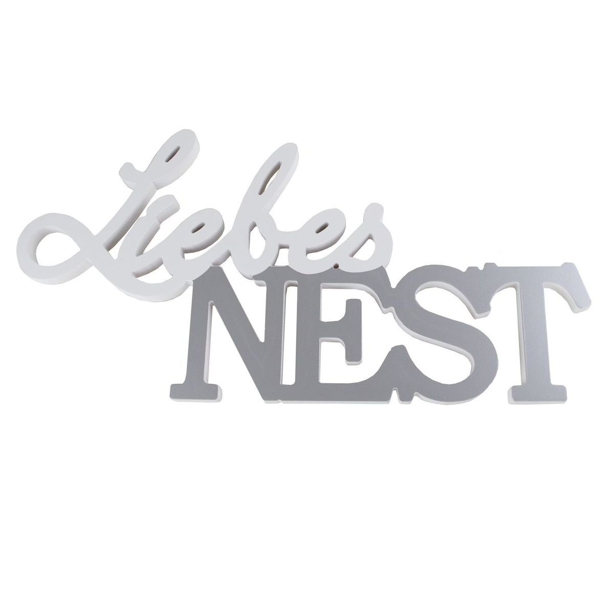Casablanca Deko-Schriftzug Dekoration Wanddeko Schriftzug Liebesnest günstig online kaufen