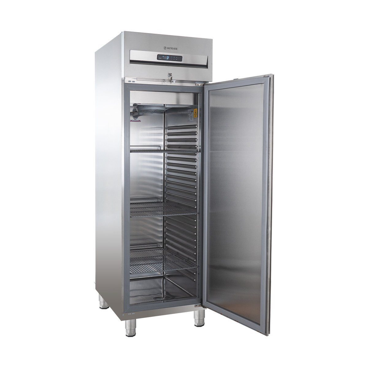 GastroHero Kühlschrank Kühlschrank PROFI 610 Liter aus Edelstahl GN 2/1 - Gastronomie KSN-PROFI700, 202.5 cm hoch, 85 cm breit
