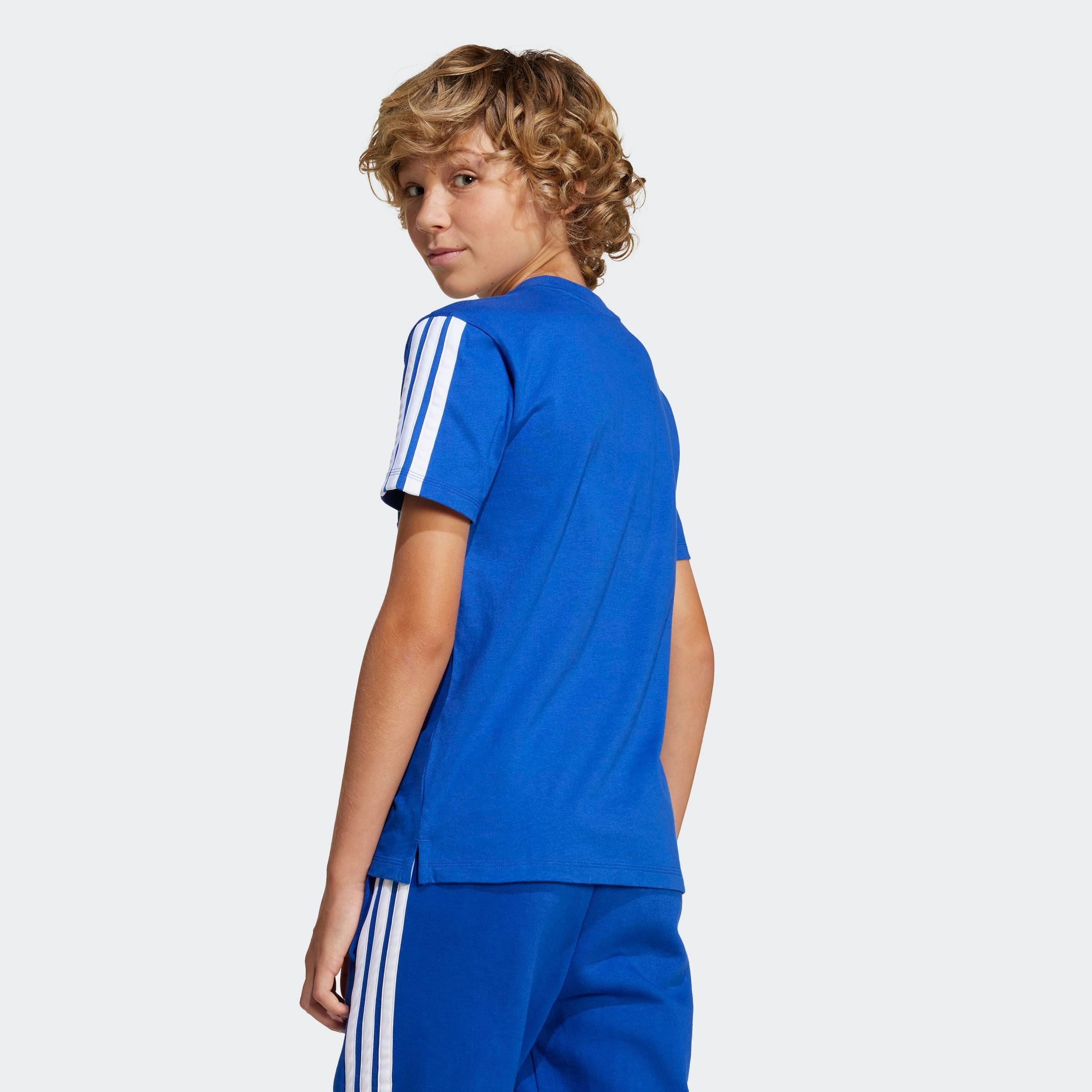 adidas Sportswear T-Shirt J 3S TIB T für Kinder, mit Rundhalsausschnitt, Kurzarm, ohne Verschluss