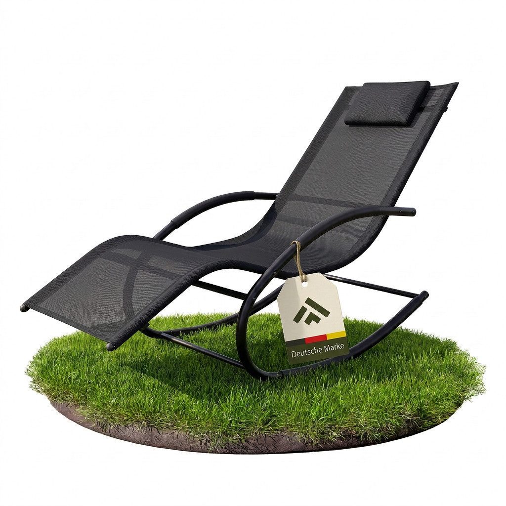 NovaTerra Gartenlounge-Set Premium Sun Lounger verschiedene Farben, Terrasse und Outdoor, Wetterfeste und rostbeständige Liege mit pulverbeschichtetem Gestell