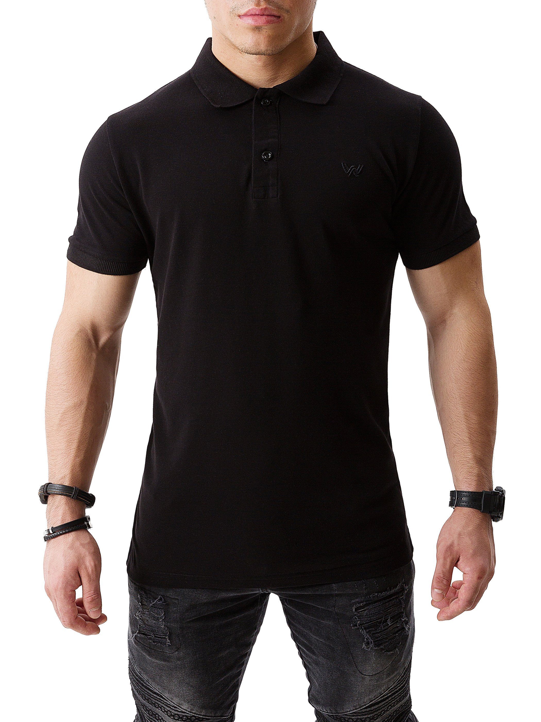 194008) (Set, 3-Pack Poloshirt 3er-Pack) (black Schwarz Polo Shirt WOTEGA Nova