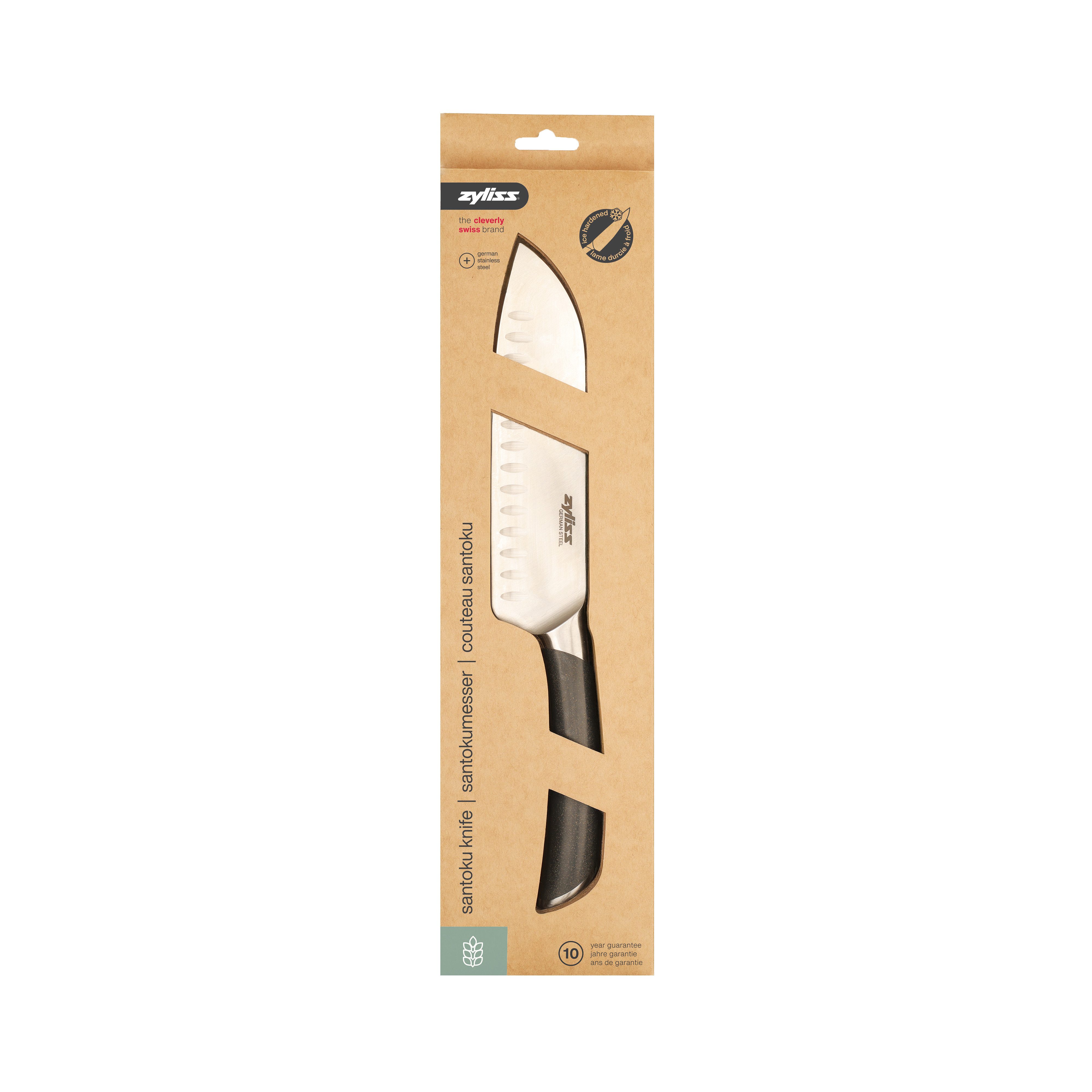 zyliss Santokumesser Comfort Pro, 18 cm, deutscher Edelstahl, 15°-Schliff