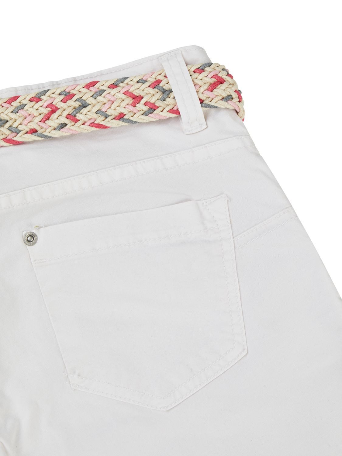 DENIMFY Bermudas Damen Shorts DFPia Regular Fit Chinoshorts mit Gürtel
