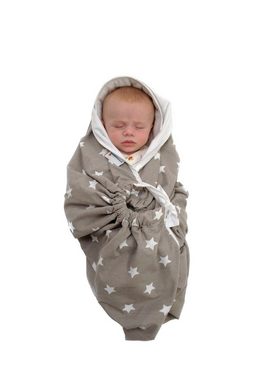 Snugglebundl Tragetuch Baby Starlight mit stützender Verstärkung im Kopf- und Nackenbereich