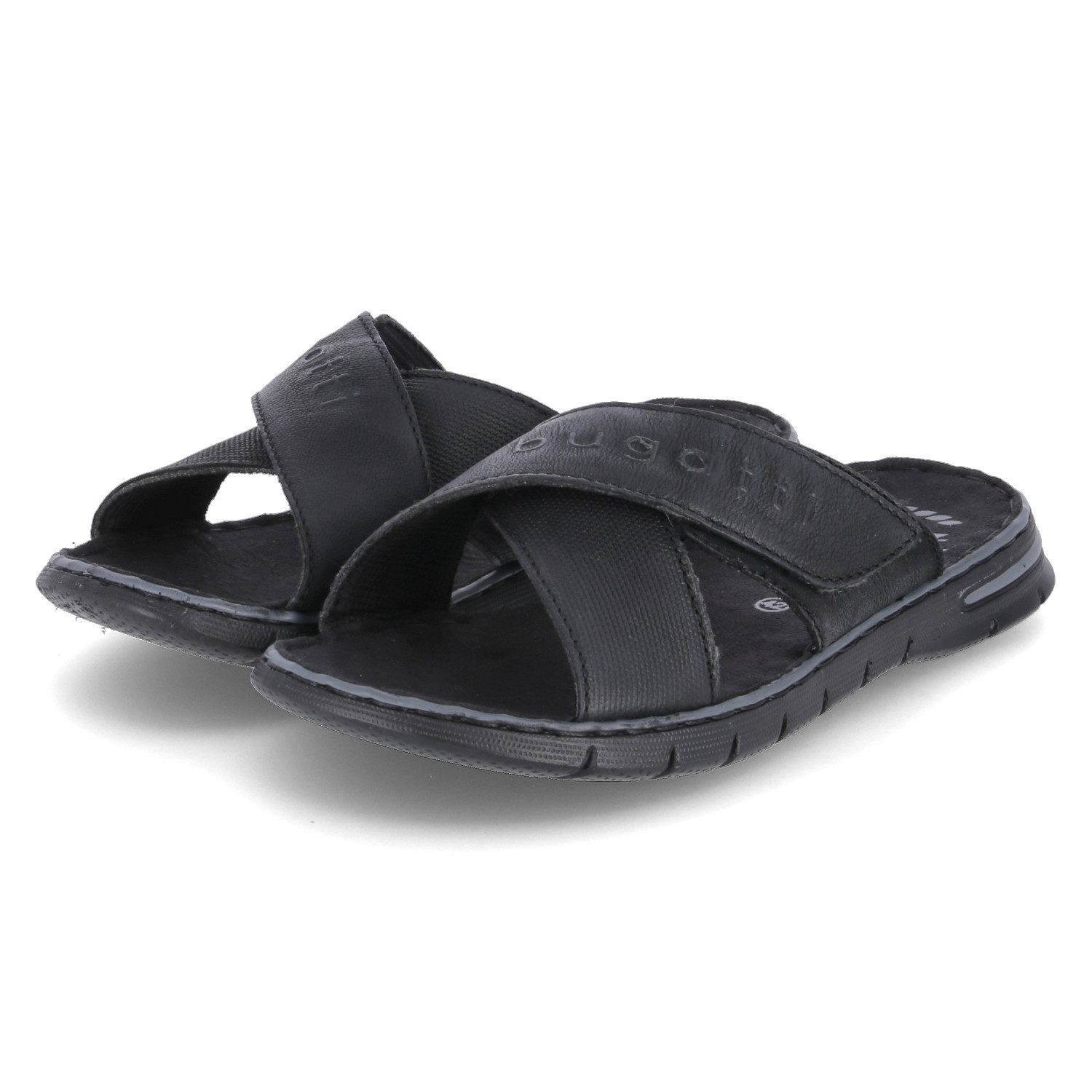 bugatti Bugatti 311A32823500-1000 Herren Leder schwarz Pantolette