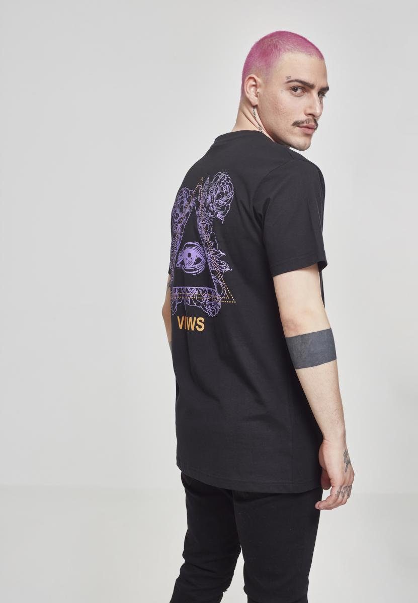 Mister Tee Print-Shirt MT714 Views black Purple
