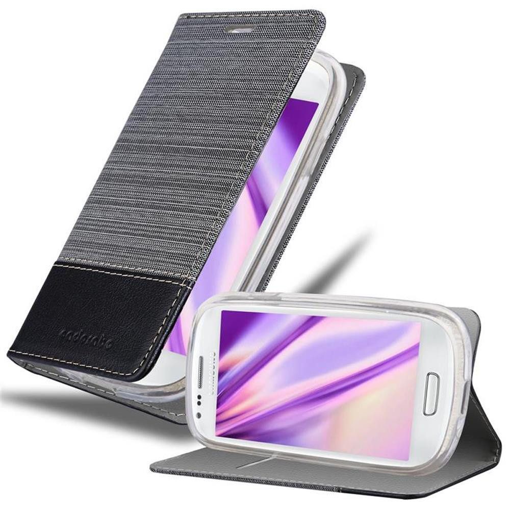Cadorabo Handyhülle für Samsung Galaxy S3 MINI Hülle Samsung Galaxy S3 MINI, Klappbare Handy Schutzhülle - Hülle - mit Standfunktion und Kartenfach