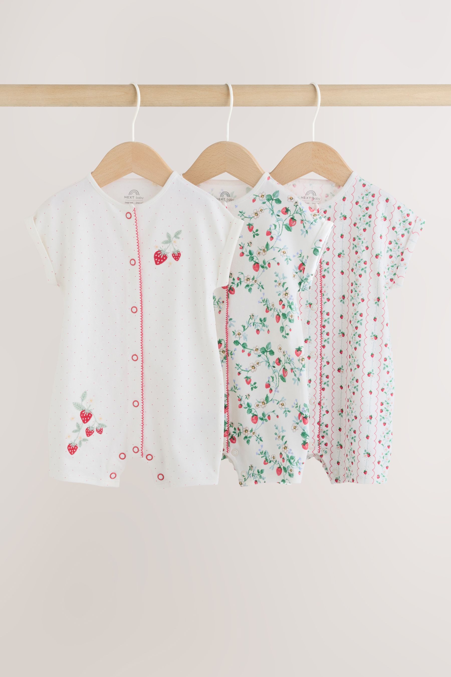 Next Strampler Baby-Strampler aus Jersey (3-tlg)