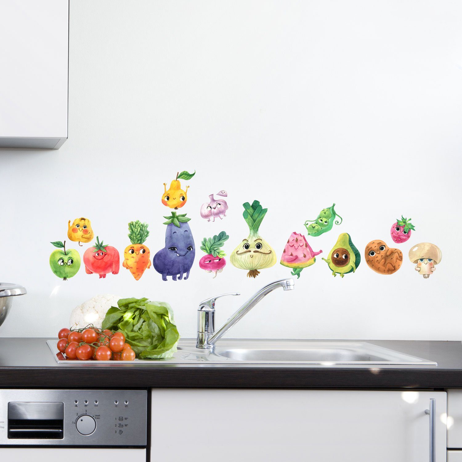 Sunnywall Wandtattoo Sweet Fruits Set 2