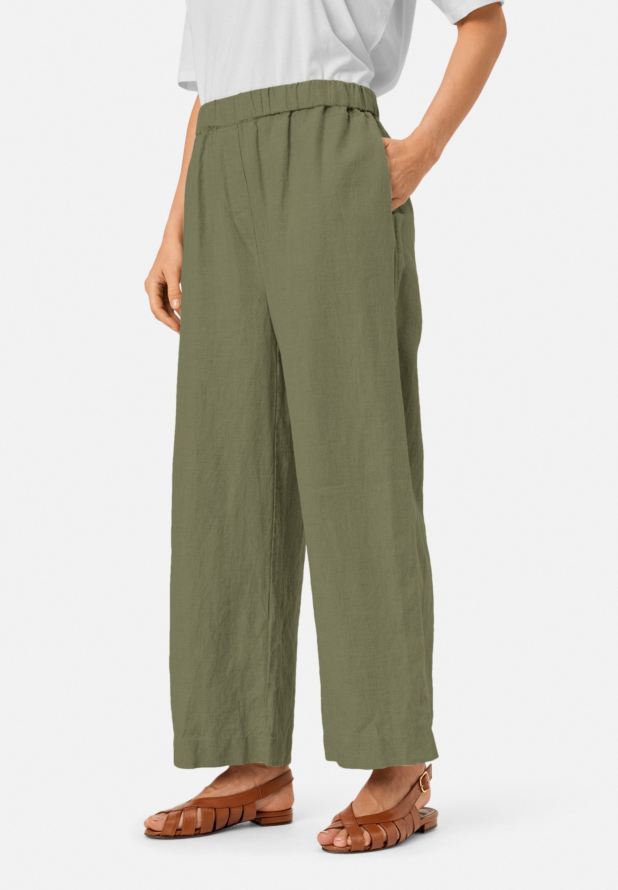Masai Stoffhose MaParini Weiches Leinen, gerade, günstig online kaufen