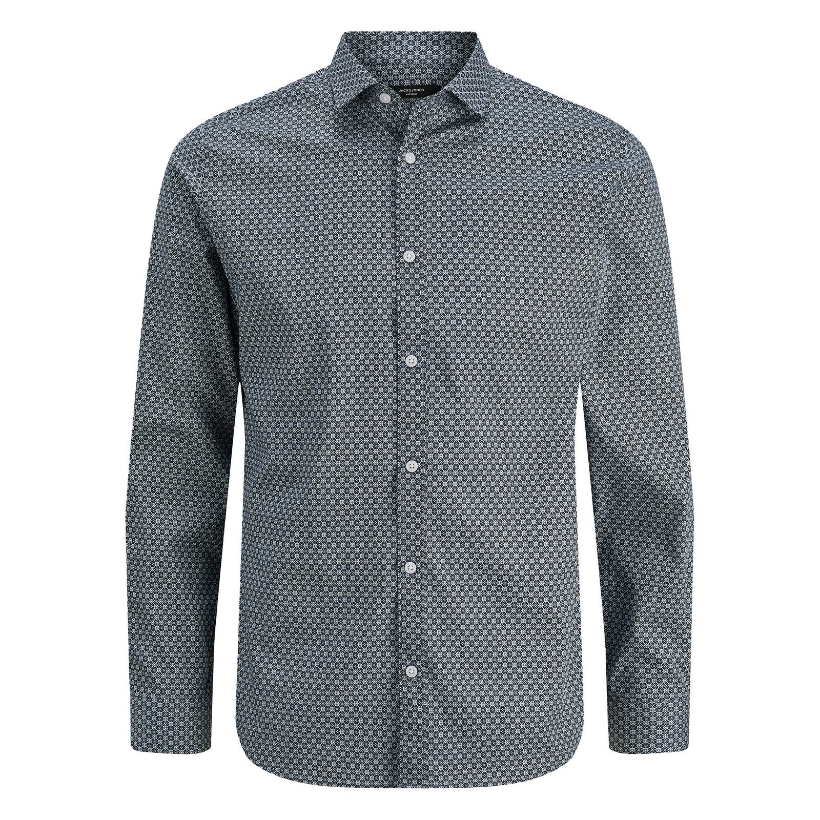 Jack & Jones Langarmhemd JPRBLABLACKPOOL Stretch AOP LS Shirt SN mit Muster günstig online kaufen