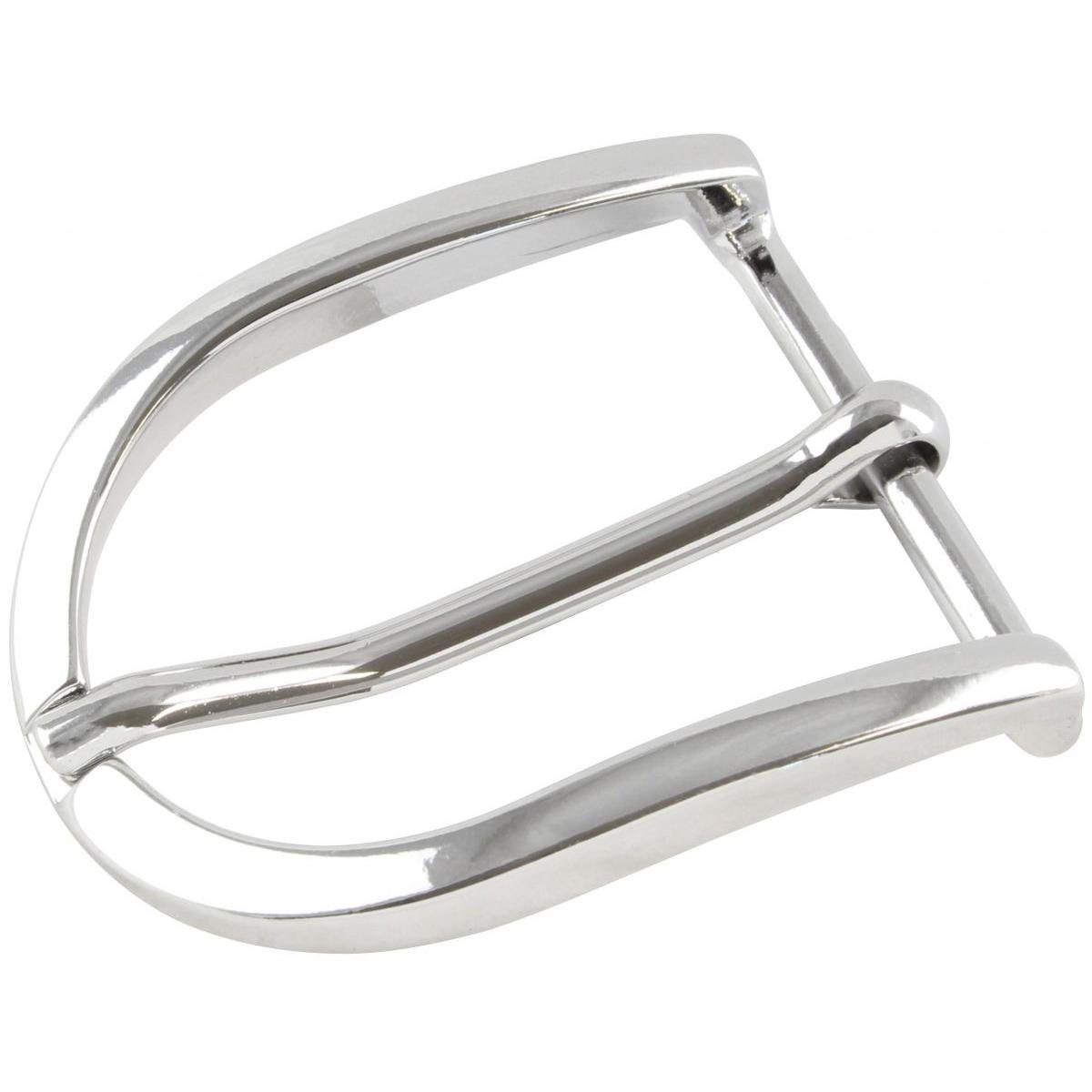 BELTINGER Gürtelschnalle Gürtelschnalle rund 4,0 cm - Buckle Schließe Gürtelschließe 40mm Massi (1-St)