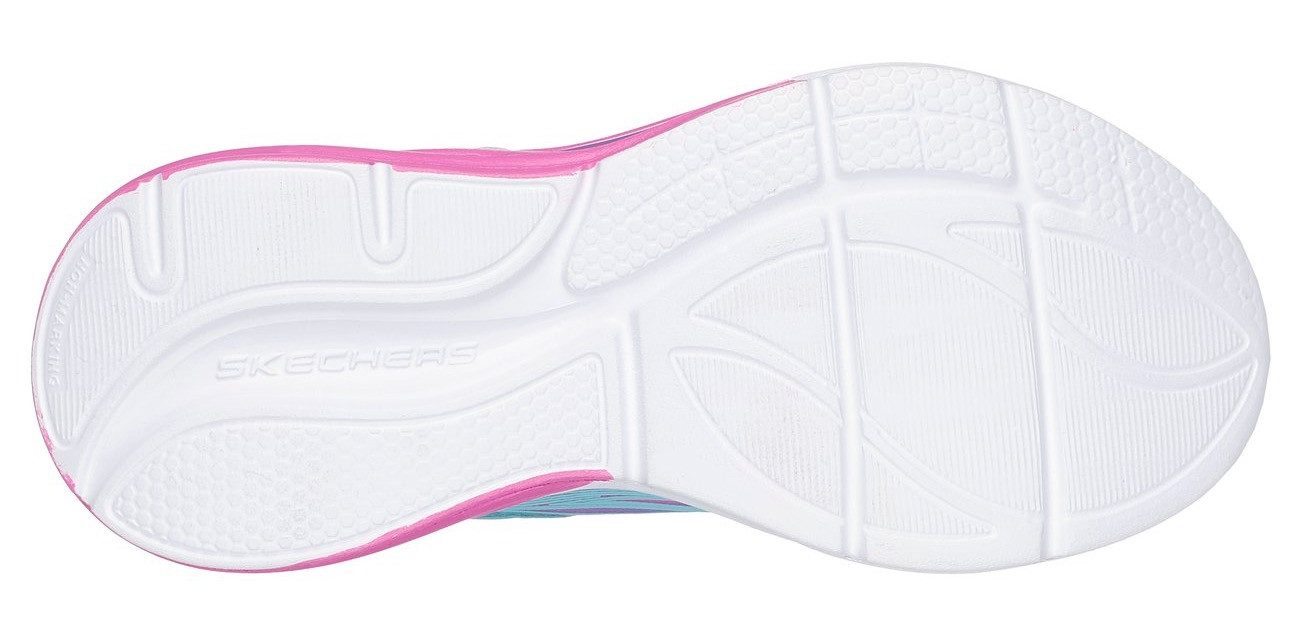 Skechers COSMIC GLOW LIGHTS Sneaker Klettschuh mit Glitzer, Größenschablone zum Download
