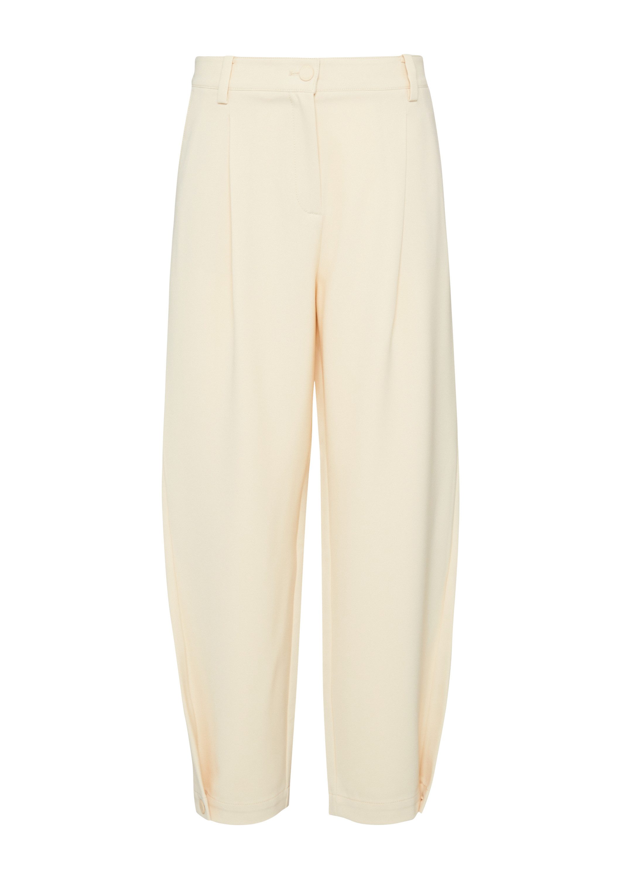s.Oliver 7/8-Hose Hose Cropped Hose mit Barrel Leg und Saum-Detail günstig online kaufen
