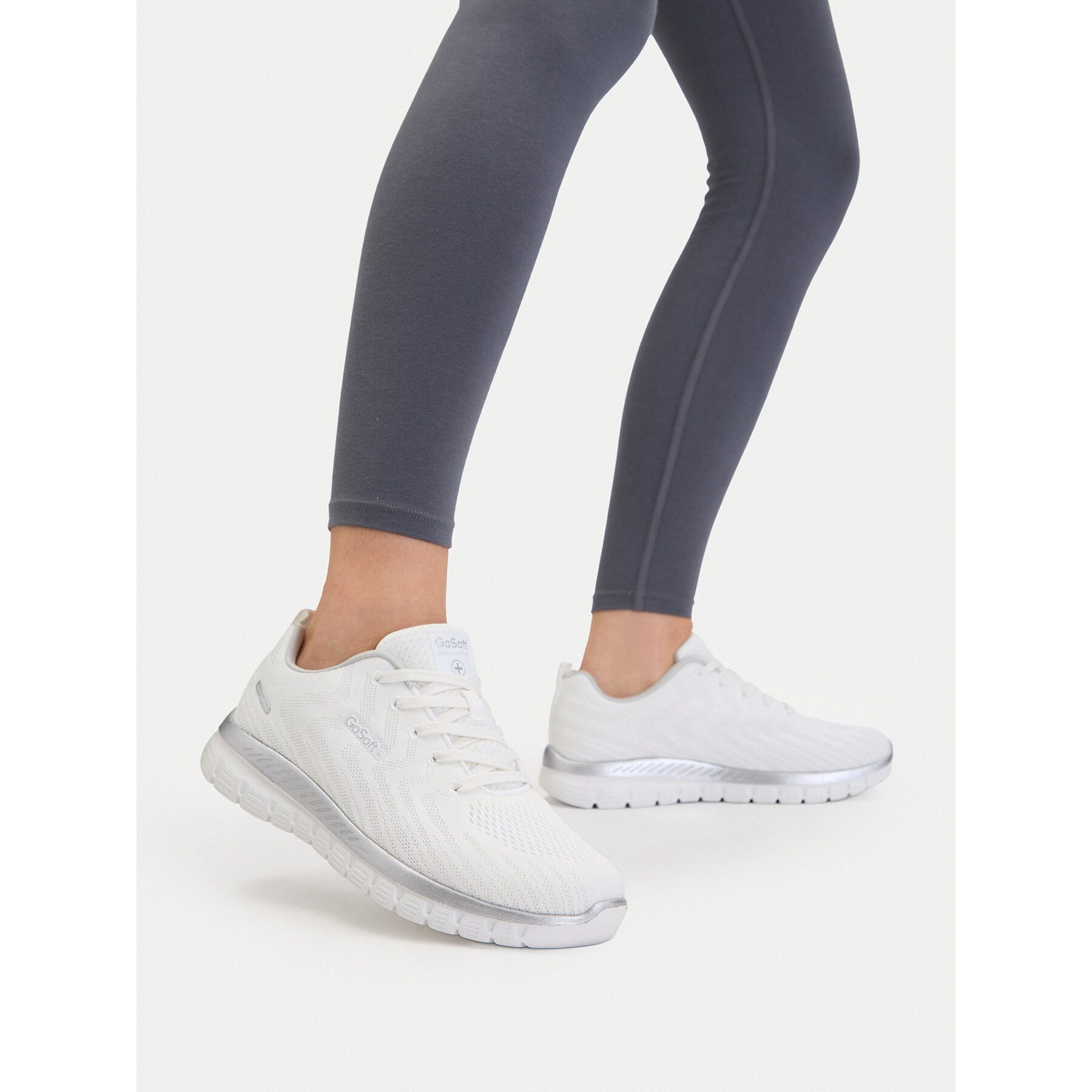 Go Soft Go Soft Damen Turnschuhe Weiß Walkingschuh – Bild 2 von 4