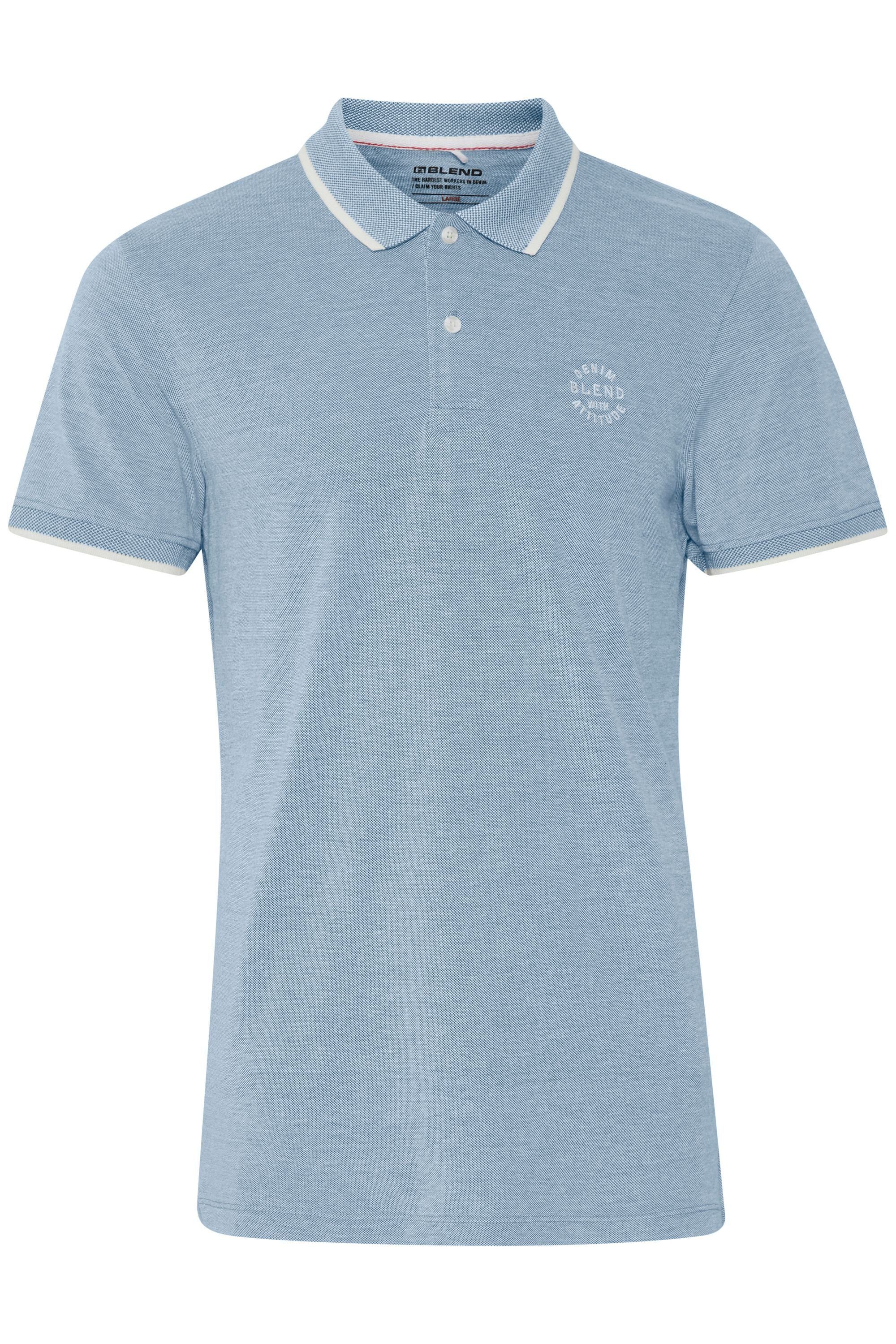 Blend Poloshirt BHBhnate Klassisches Poloshirt mit Brustprint günstig online kaufen