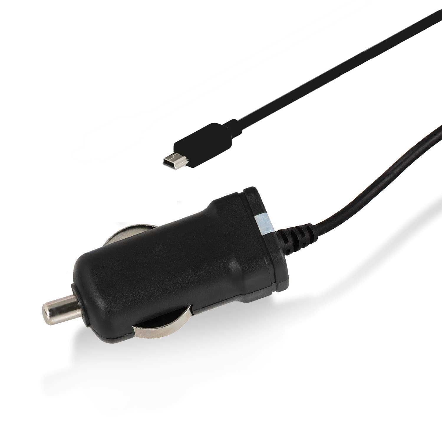 Wicked Chili 1m KFZ Ladekabel 100 TMC TMC LED-Funktionsanzeige integrierter Antenne Navi für NAVIGON Mini cm, zu mit Auto-Adapter und Antenne USB, Gerät Zigarettenanzünder-Stecker mit