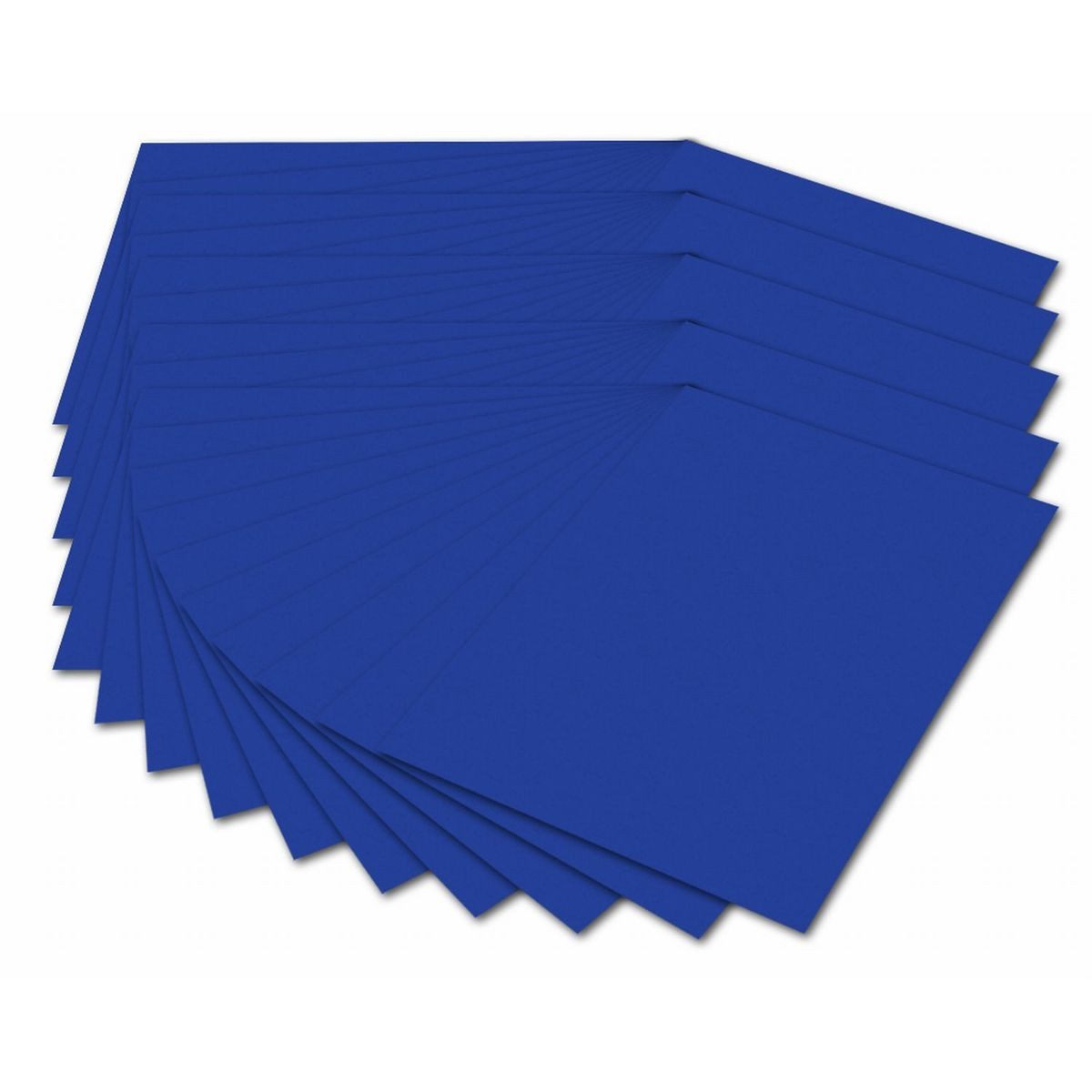 Folia Max Bringmann KG Bastelkartonpapier folia Fotokarton 300g/m² ultramarin DIN A4 50 Blatt