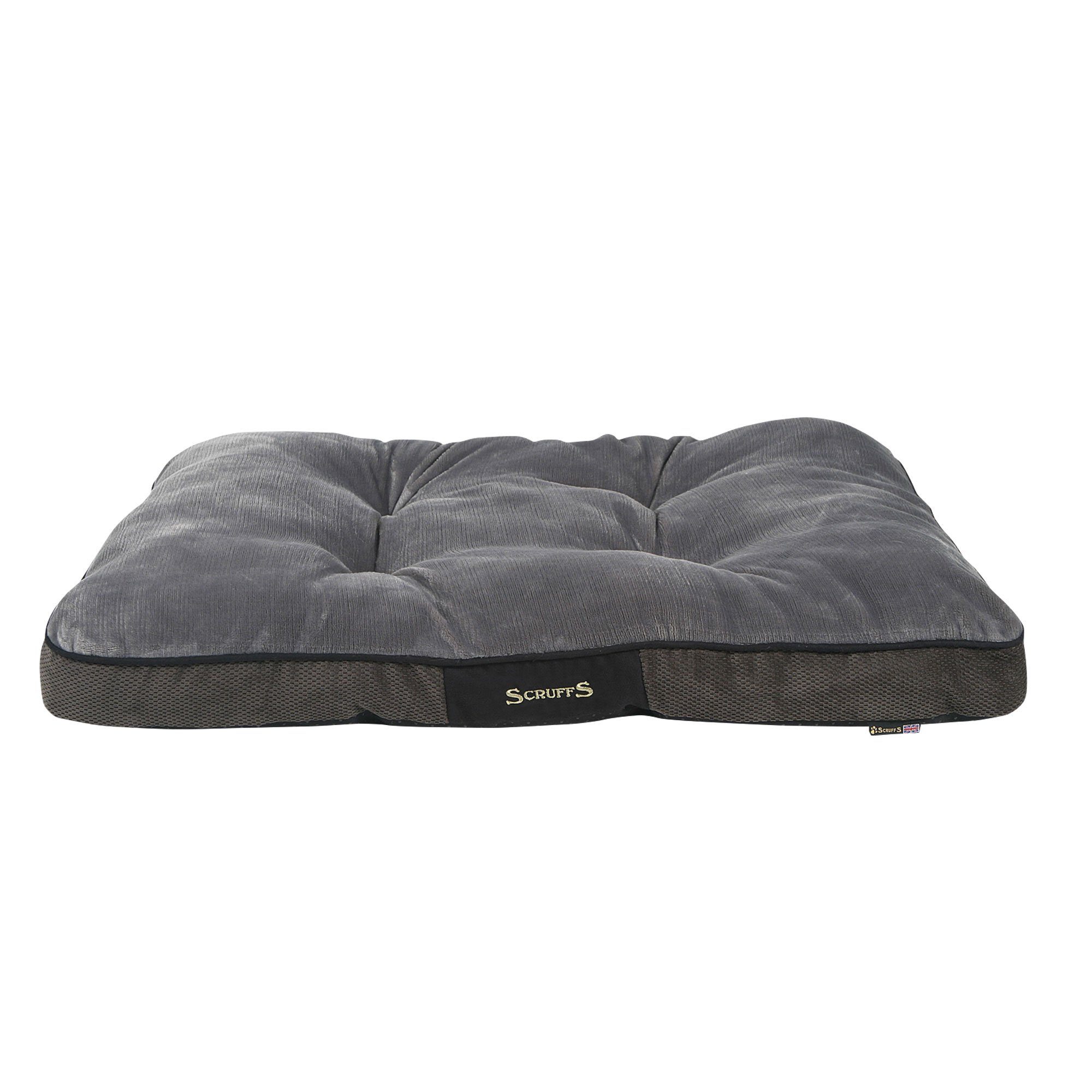 Scruffs Tierbett Hundekissen SCRUFFS® Chester - Graphite, Plüschstoff, Schön kuschelig