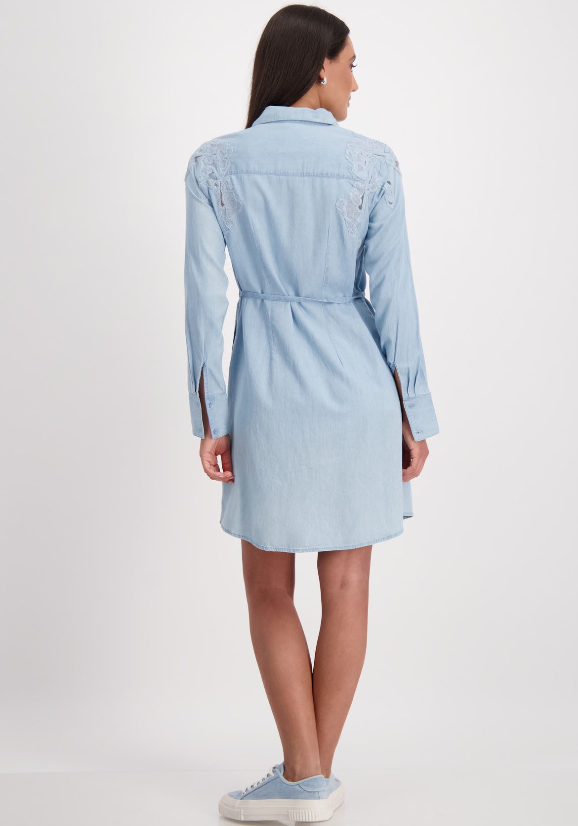 Monari Jeanskleid mit Bindegürtel günstig online kaufen