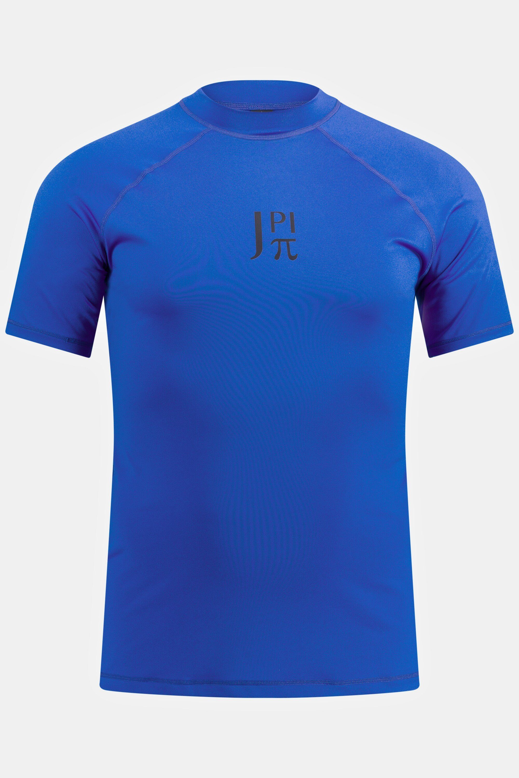 Halbarm JP1880 T-Shirt Schwimmshirt Stehkragen UV-Schutz blau