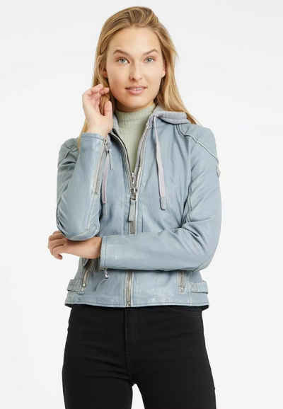Lederjacken kaufen Blaue für OTTO Damen online | Gipsy