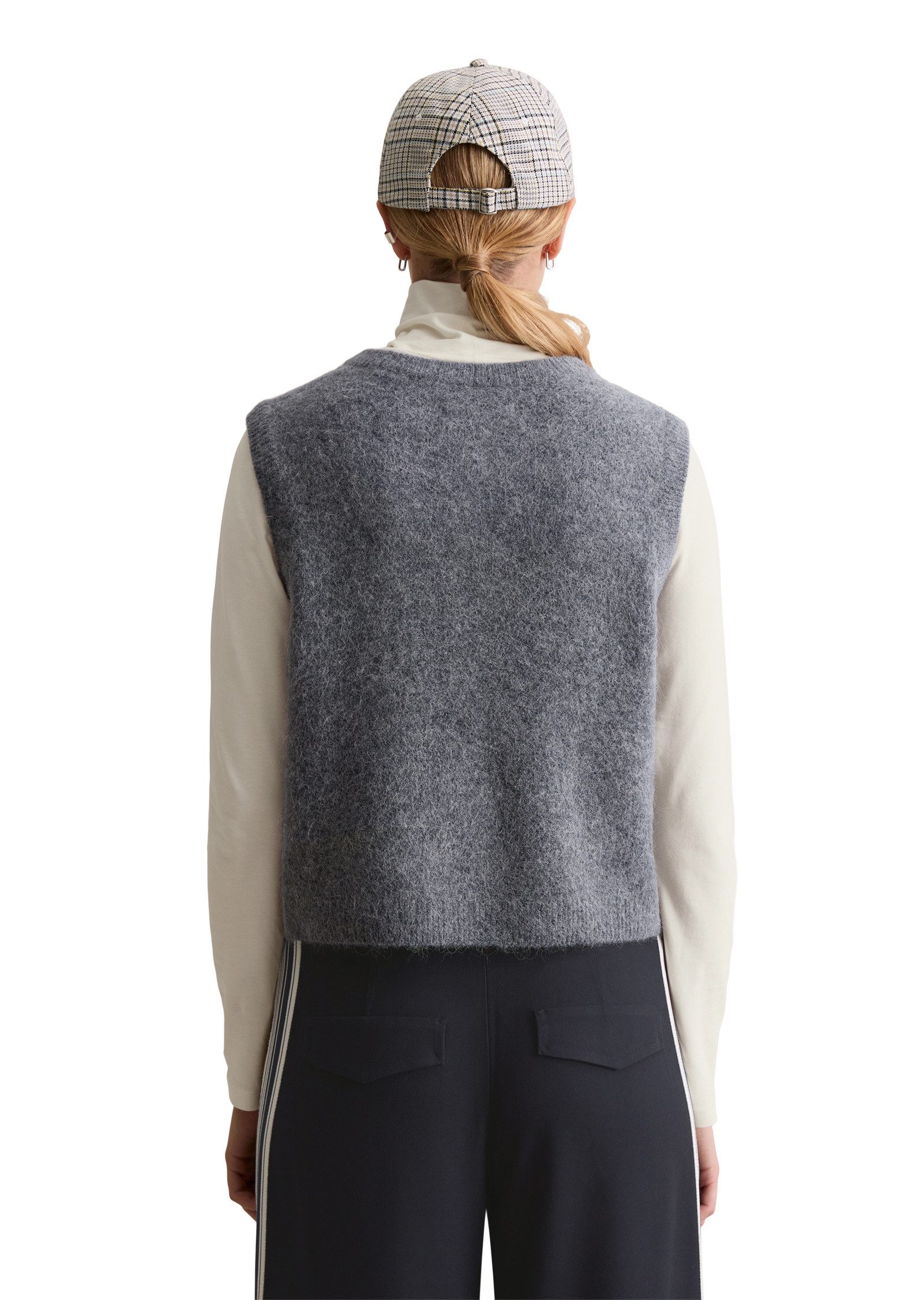 Marc O'Polo DENIM Strickweste aus Alpakawolle-Wolle-Mix