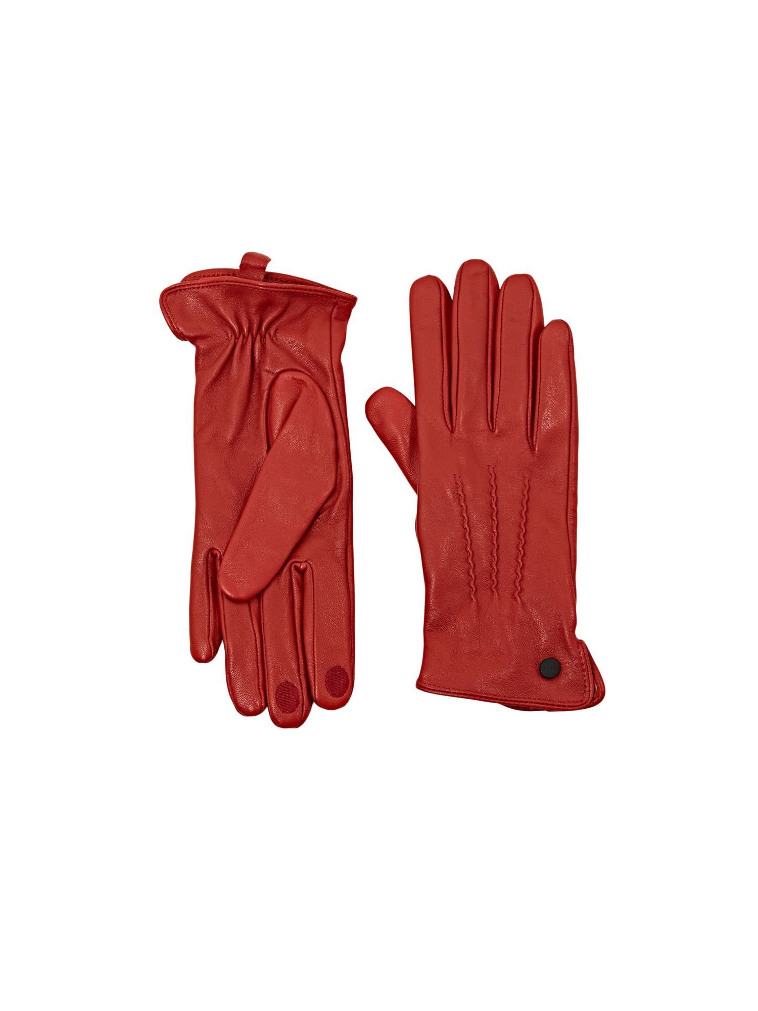 Esprit Lederhandschuhe Handschuhe aus Leder TERRACOTTA