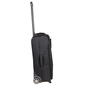 Home4Living Weichgepäck-Trolley Trolley Reisekoffer 56 Liter schwarz oder dunkelblau Koffer, 2 Rollen, strapazierfähig