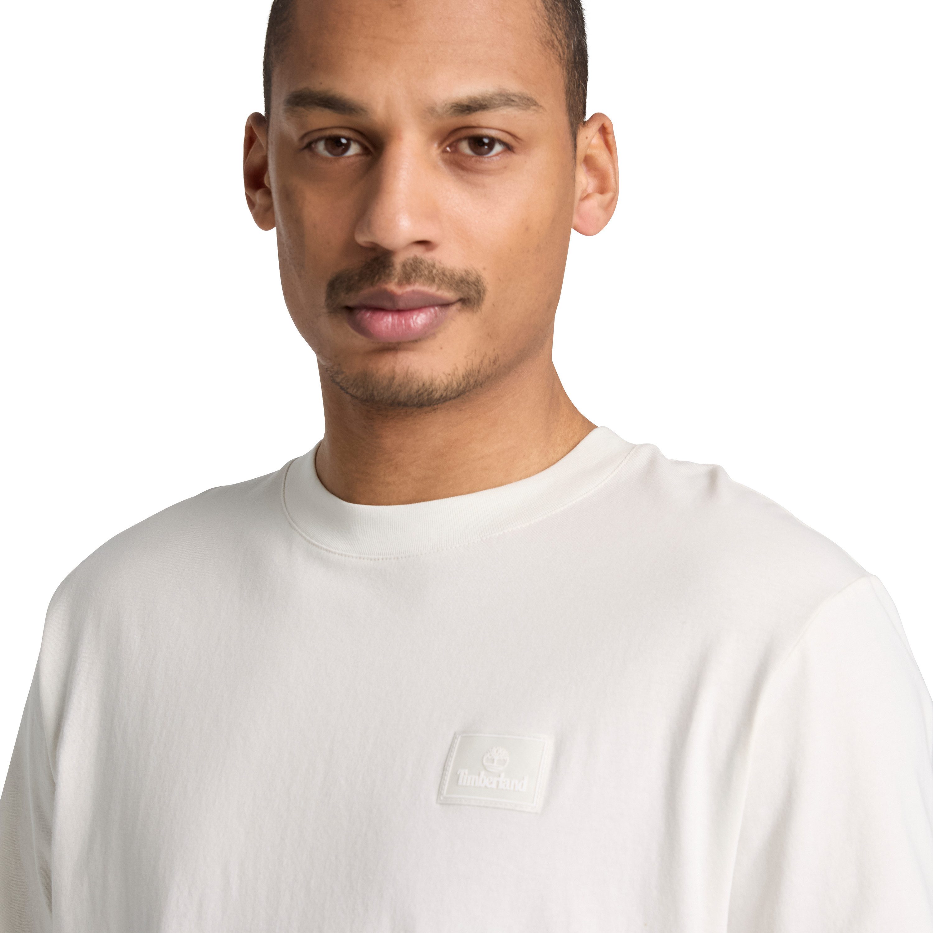 Timberland T-Shirt Silicon Badge SS Tee aus Baumwolle, in den Größen S bis XXXL